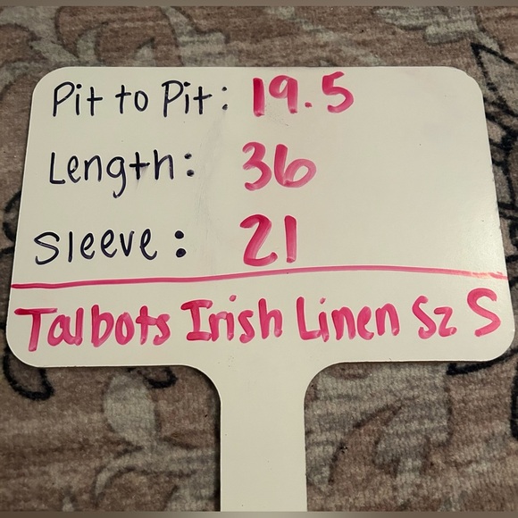 Talbots Irish Linen Jacket Sz S White Long Length Classy Layering Staple Beachy - Picture 6 of 6